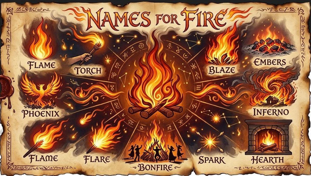 names for fire