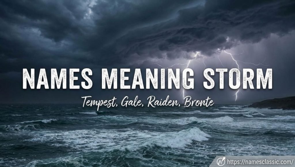 names meaning storm