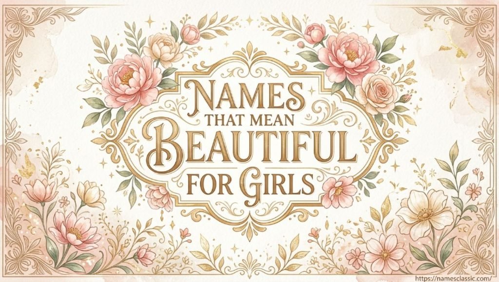 names that mean beautiful for girls