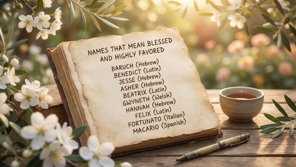 names that mean blessed and highly favored