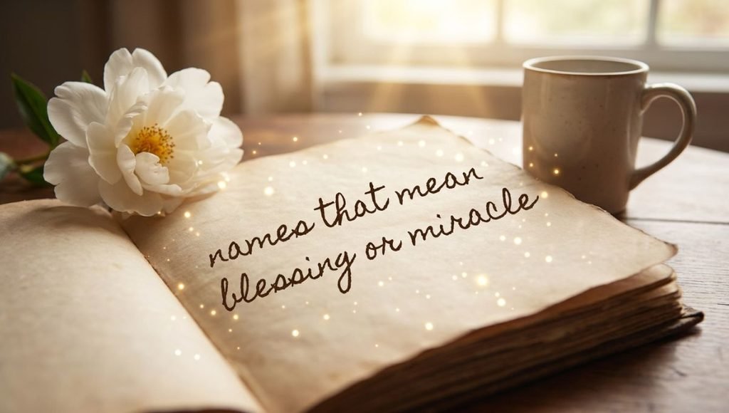 names that mean blessing or miracle