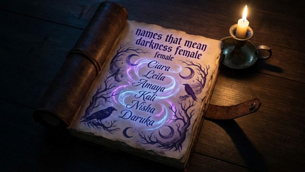 names that mean darkness female