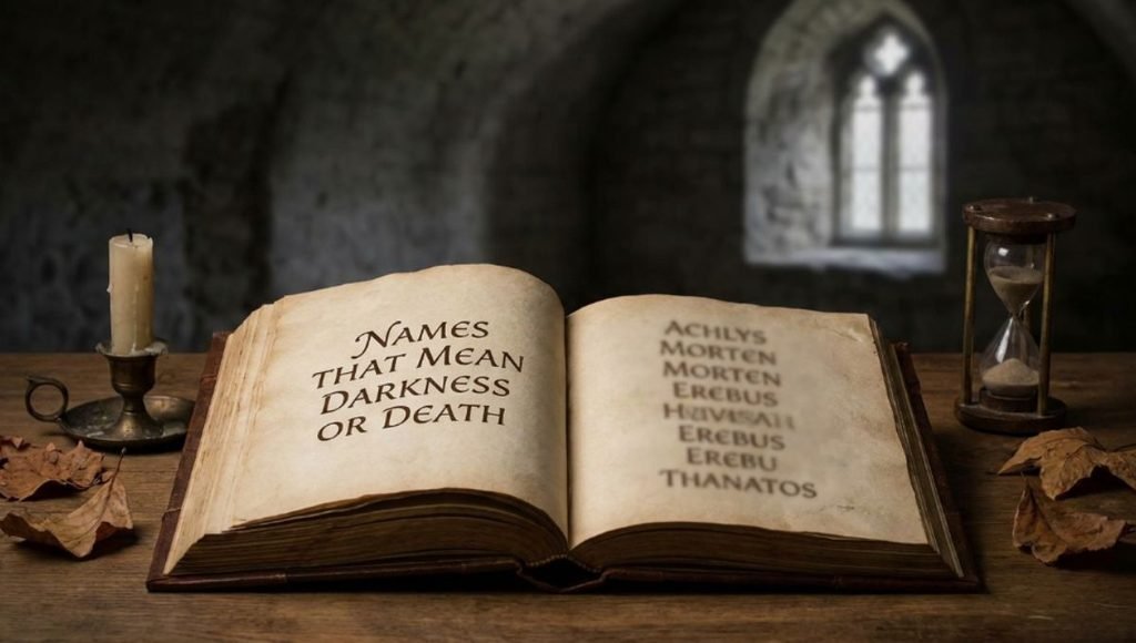 names that mean darkness or death