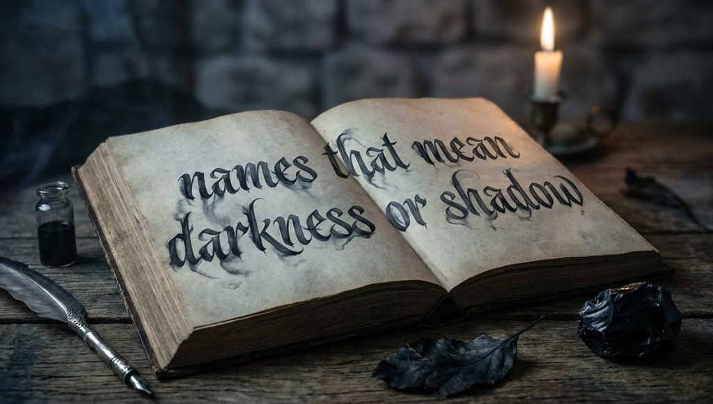 names that mean darkness or shadow