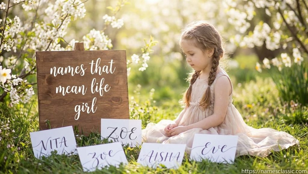 names that mean life girl