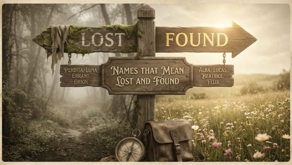 names that mean lost and found