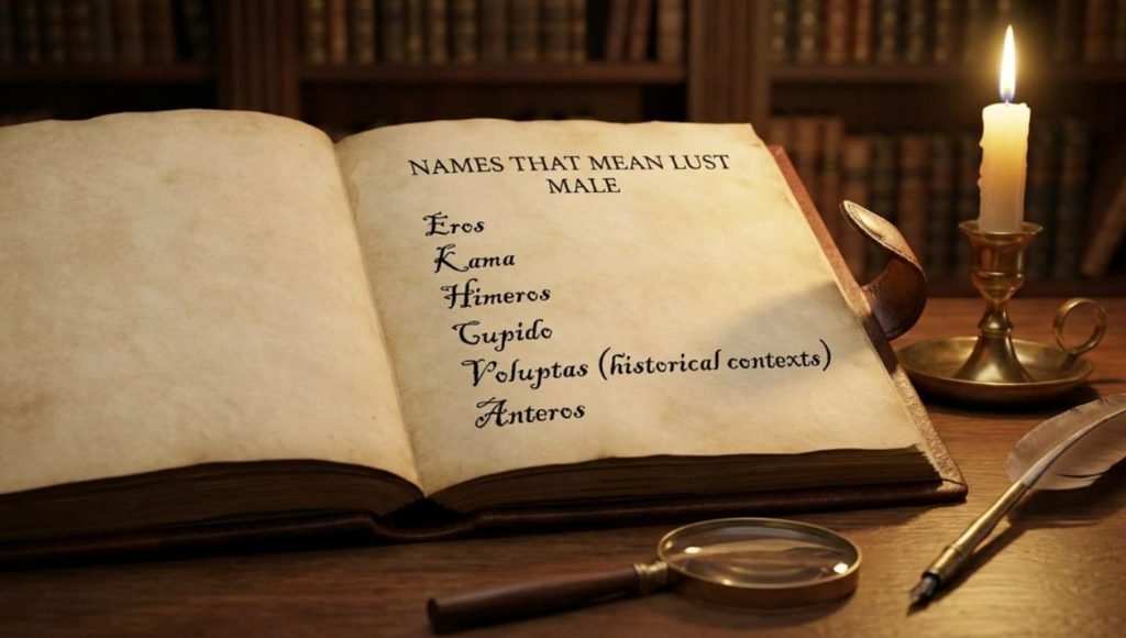 names that mean lust male