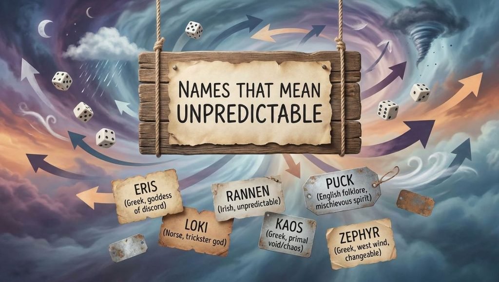 names that mean unpredictable