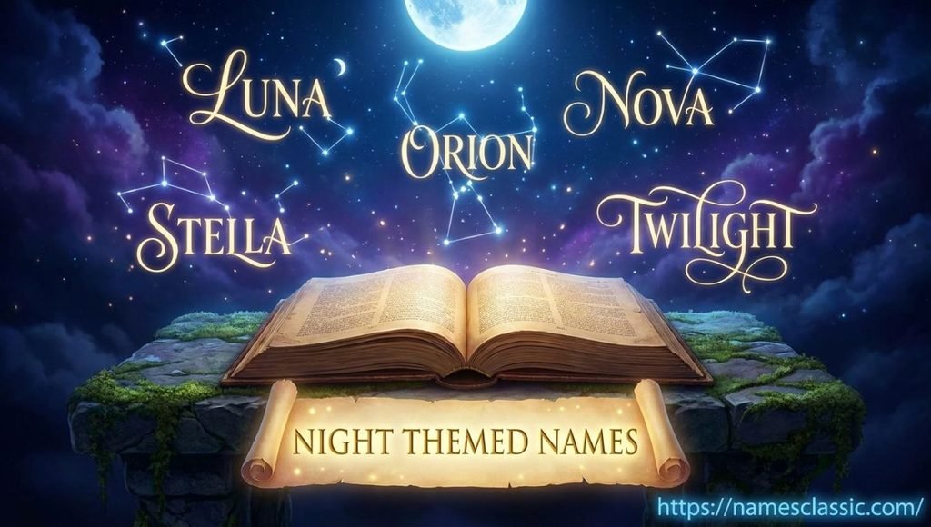 night themed names