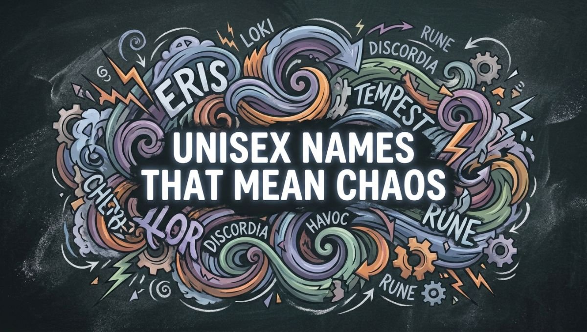 unisex names that mean chaos