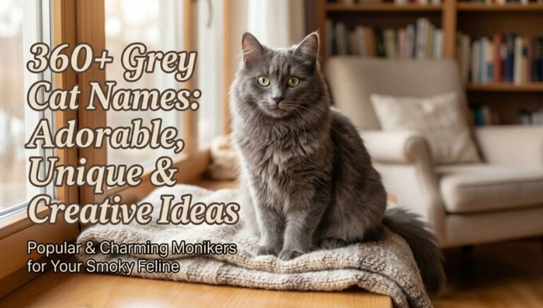 360+ Grey Cat Names_ Adorable, Unique & Creative Ideas
