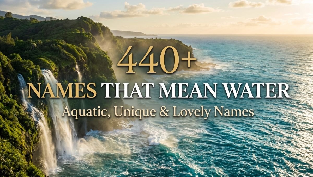 440+ Names That Mean Water_ Aquatic, Unique & Lovely Names
