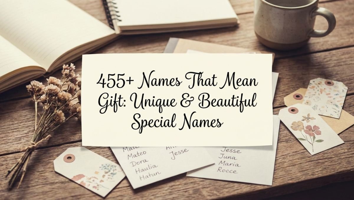 455+ Names That Mean Gift: Unique & Beautiful Special Names 