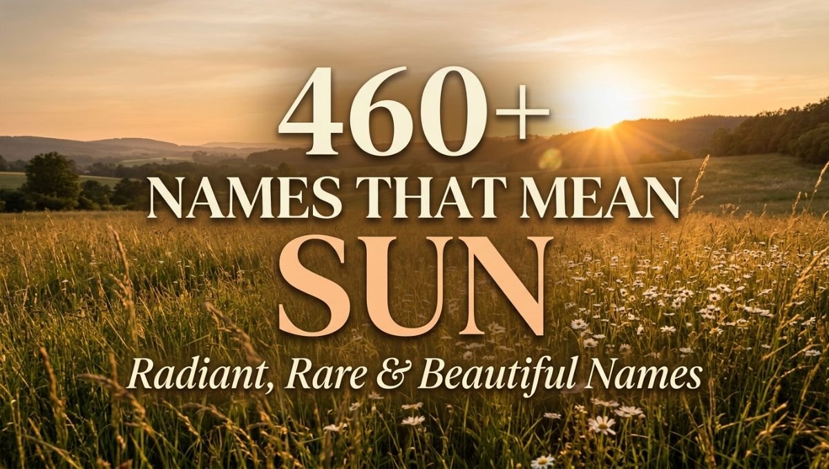 Names That Mean Sun