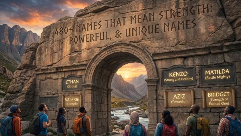 480+ Names That Mean Strength_ Powerful, & Unique Names 