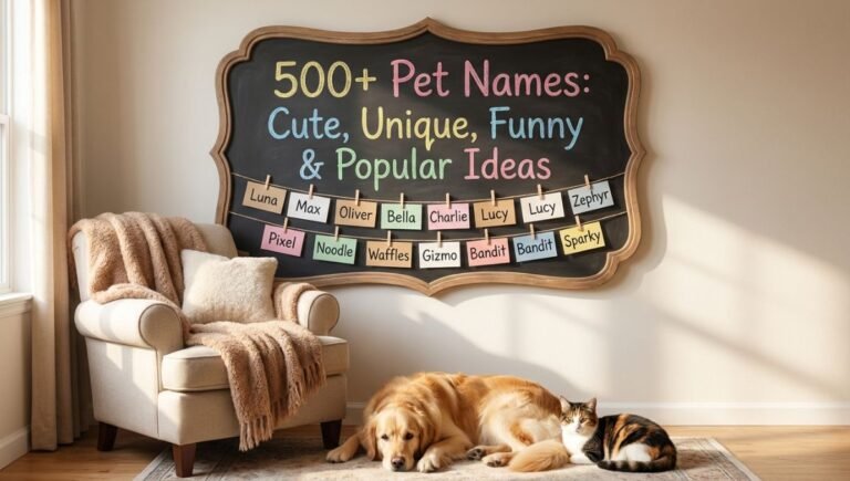 500+ Pet Names_ Cute, Unique, Funny & Popular Ideas