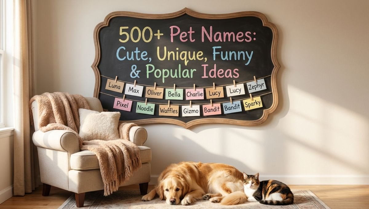 500+ Pet Names_ Cute, Unique, Funny & Popular Ideas
