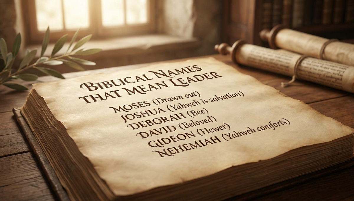 Biblical Names That Mean Leader