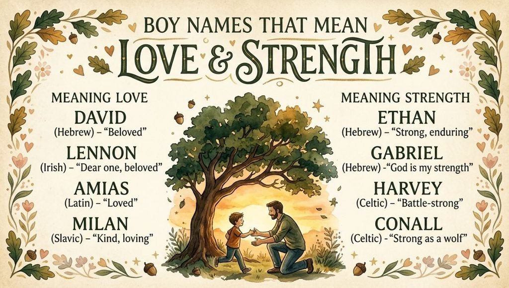 Boy Names That Mean Love and Strength