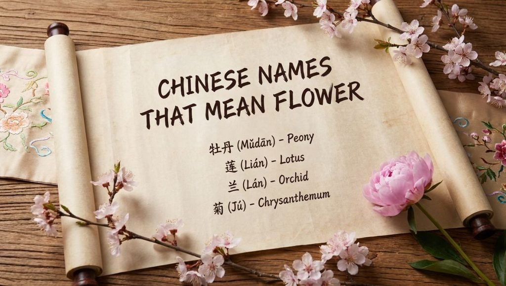 Chinese Names That Mean Flower