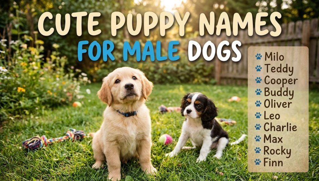 Cute Puppy Names for Male Dogs