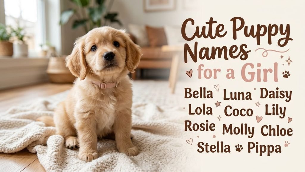 Cute Puppy Names for a Girl
