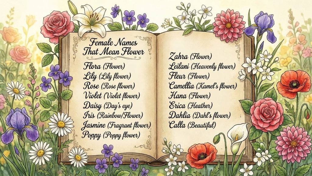 Female Names That Mean Flower