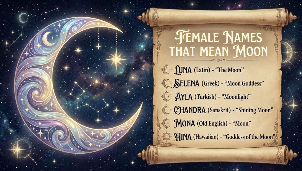 Female Names That Mean Moon