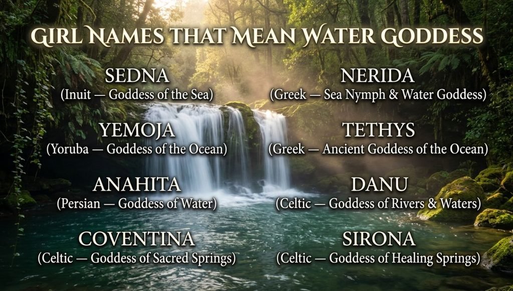Girl Names That Mean Water Goddess