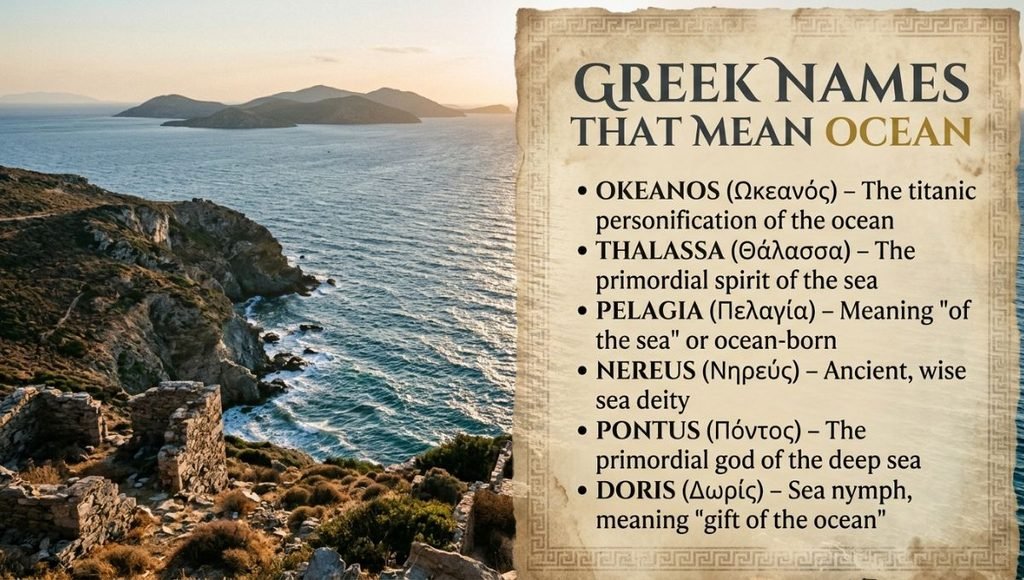 Greek Names That Mean Ocean