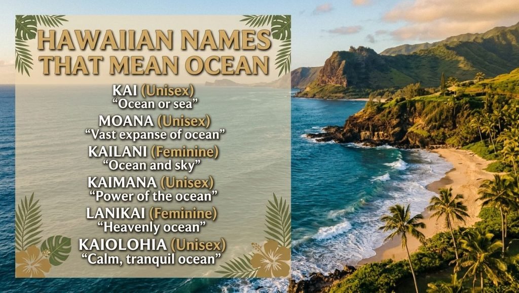 Hawaiian Names That Mean Ocean