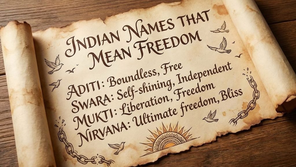 Indian Names That Mean Freedom
