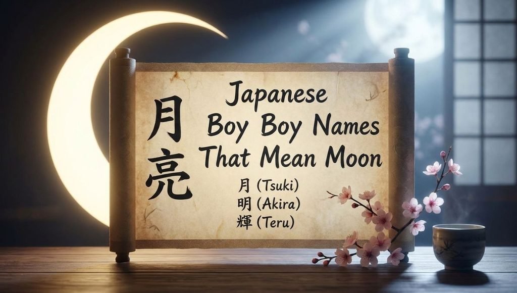 Japanese Boy Names That Mean Moon