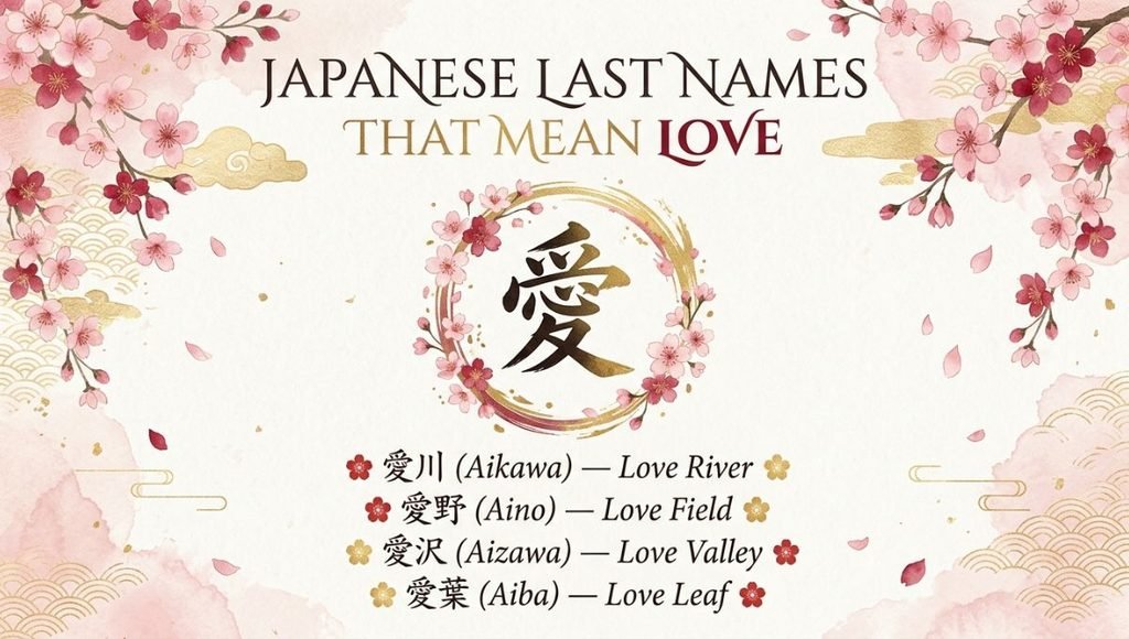 Japanese Last Names That Mean Love