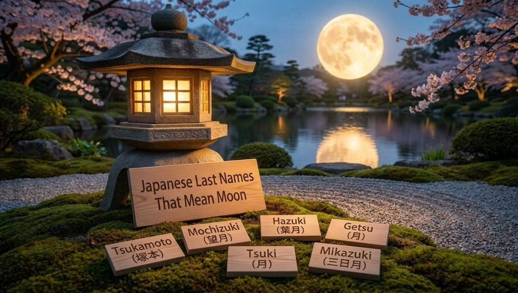 Japanese Last Names That Mean Moon