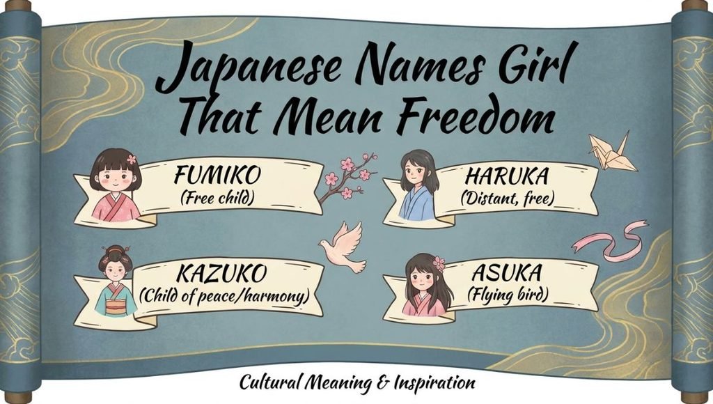 Japanese Names Girl That Mean Freedom