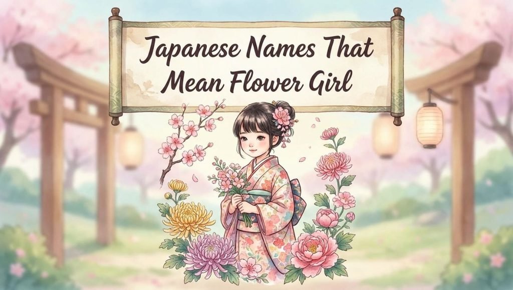 Japanese Names That Mean Flower Girl