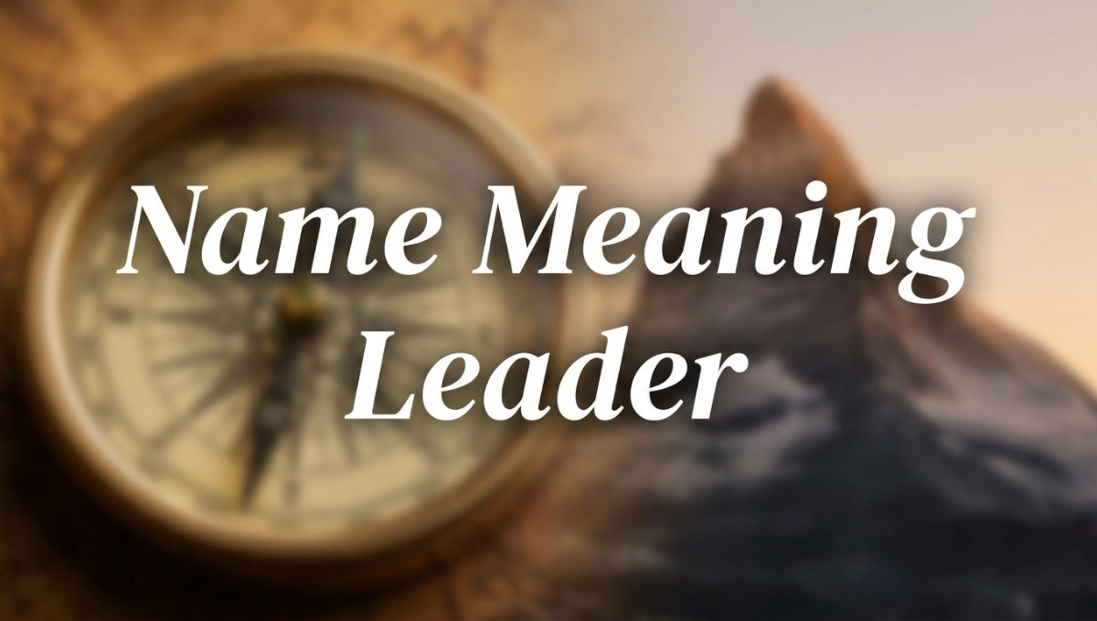 Name Meaning Leader
