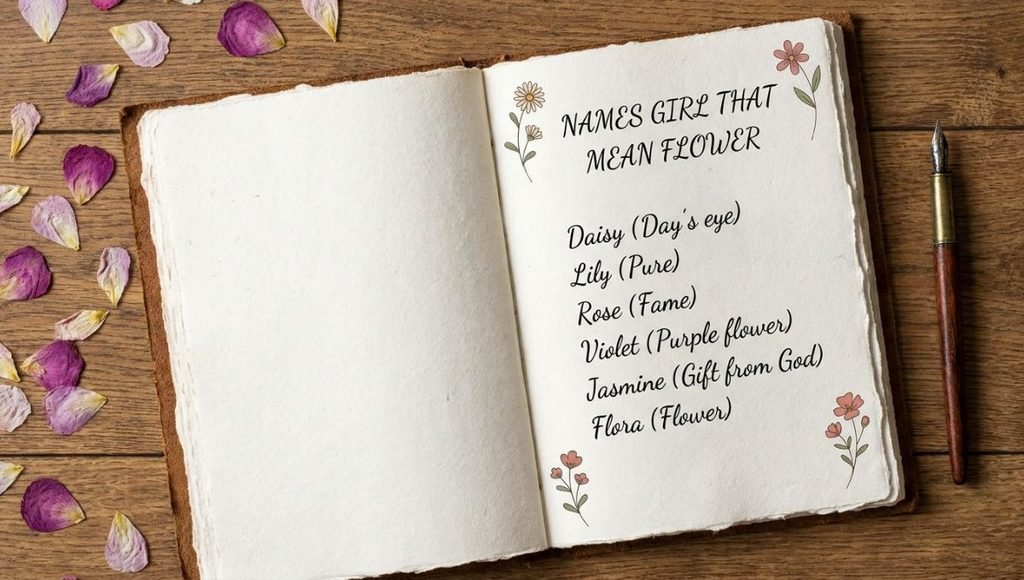 Names Girl That Mean Flower