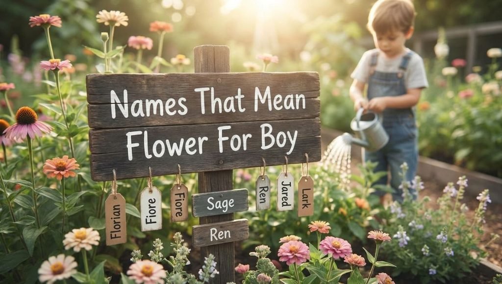 Names That Mean Flower For Boy