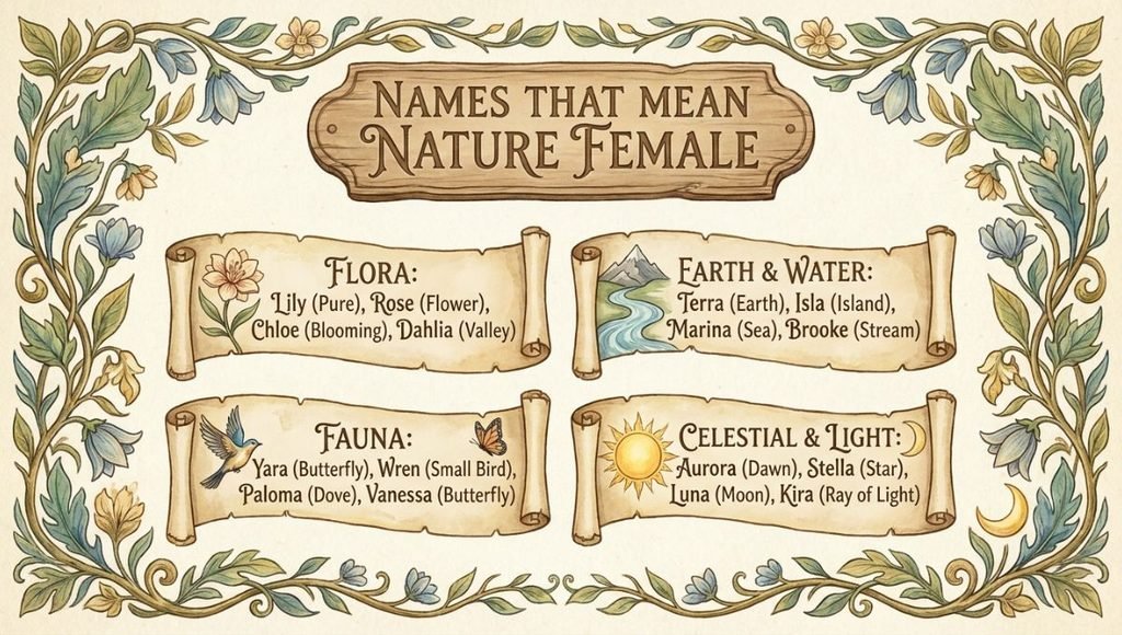 Names That Mean Nature Female
