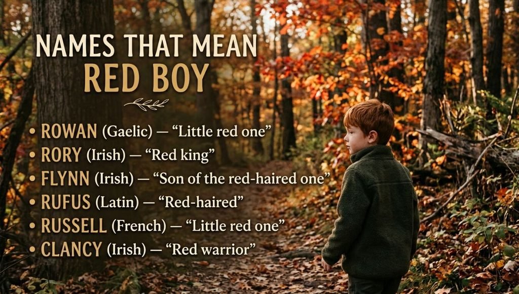 Names That Mean Red Boy