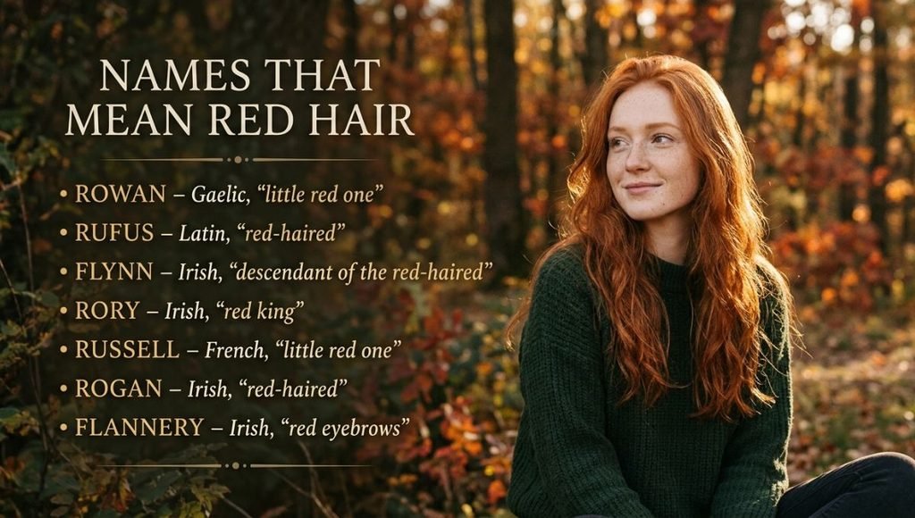 Names That Mean Red Hair
