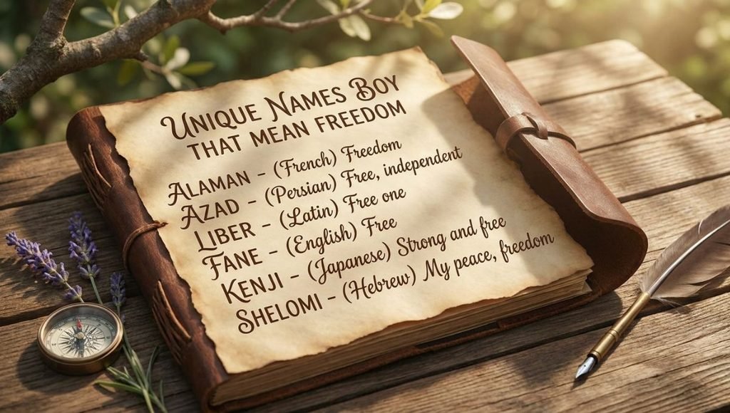 Unique Names Boy That Mean Freedom