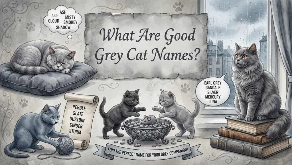 What Are Good Grey Cat Names