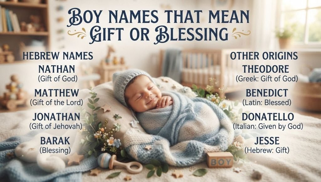 boy names that mean gift or blessing