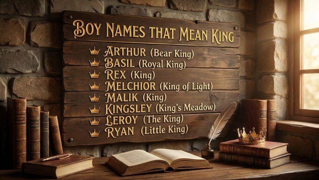 boy names that mean king