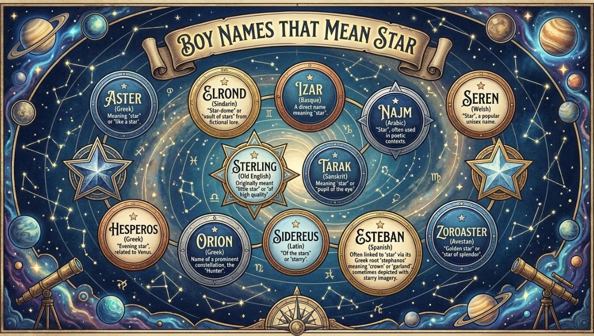 boy names that mean star