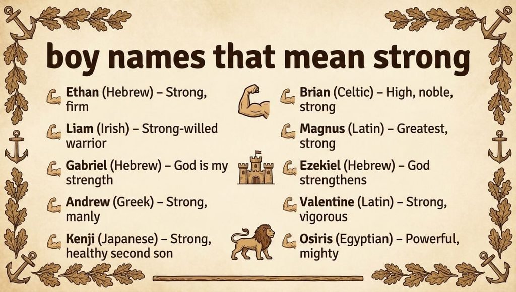 boy names that mean strong
