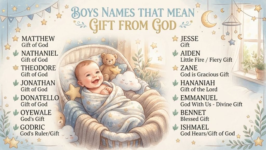 boys names that mean gift from god